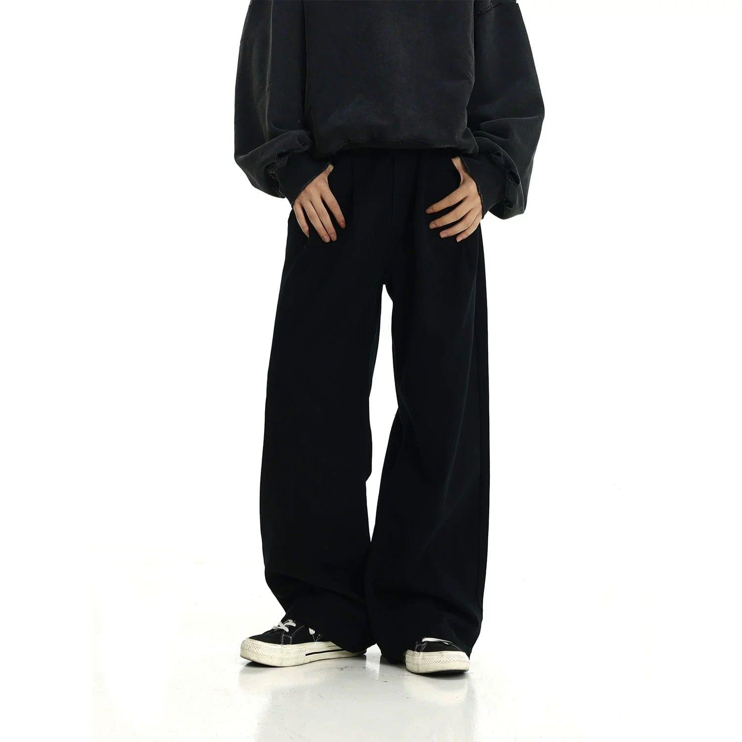 RT No. 12263 CASUAL WIDE STRAIGHT PANTS Product Image