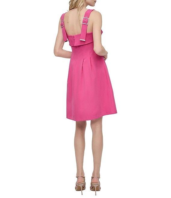 DKNY by Donna Karan Square Neck A-Line Dress Product Image