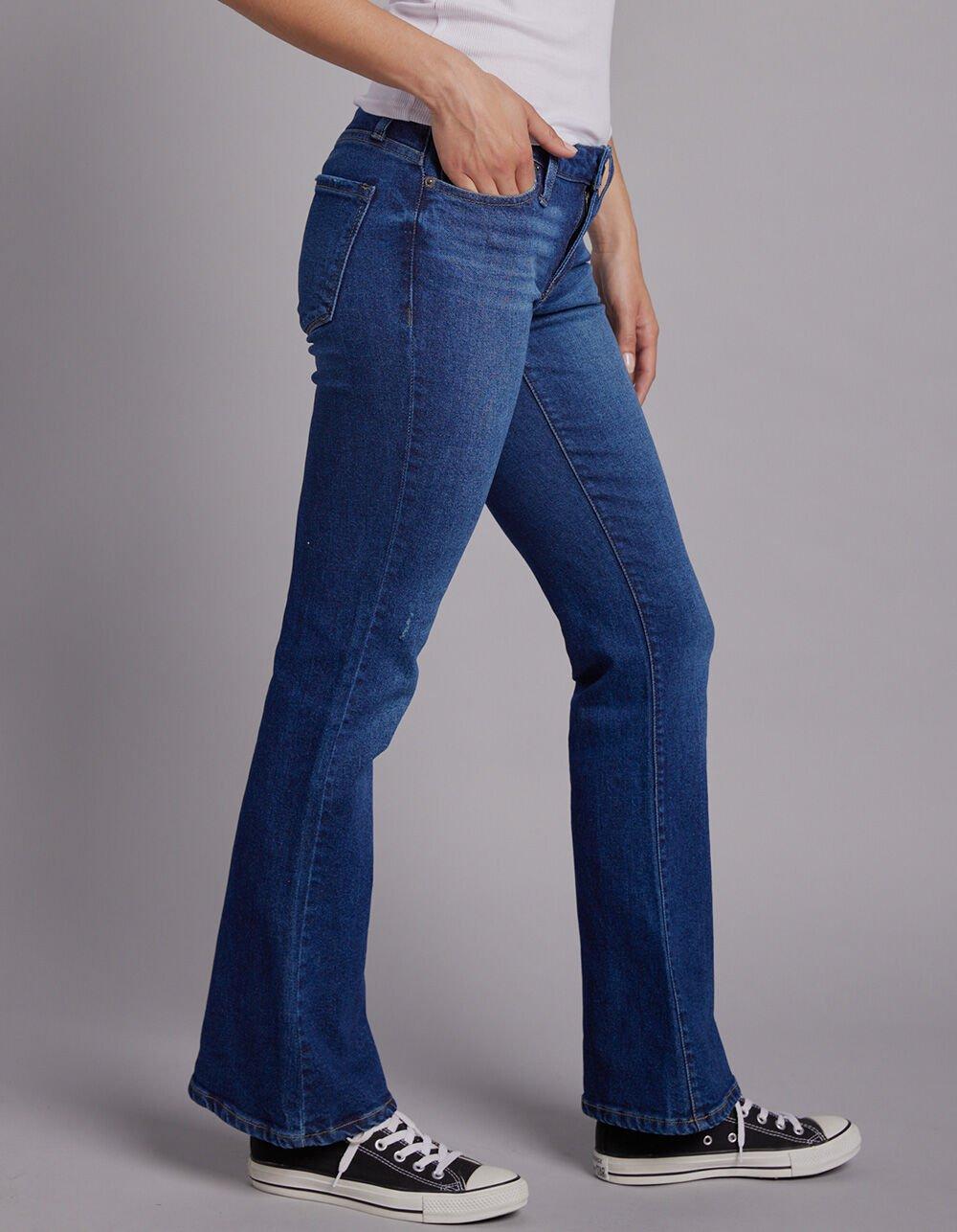 RSQ Womens Low Rise Flare Jeans - MEDIUM WASH Product Image