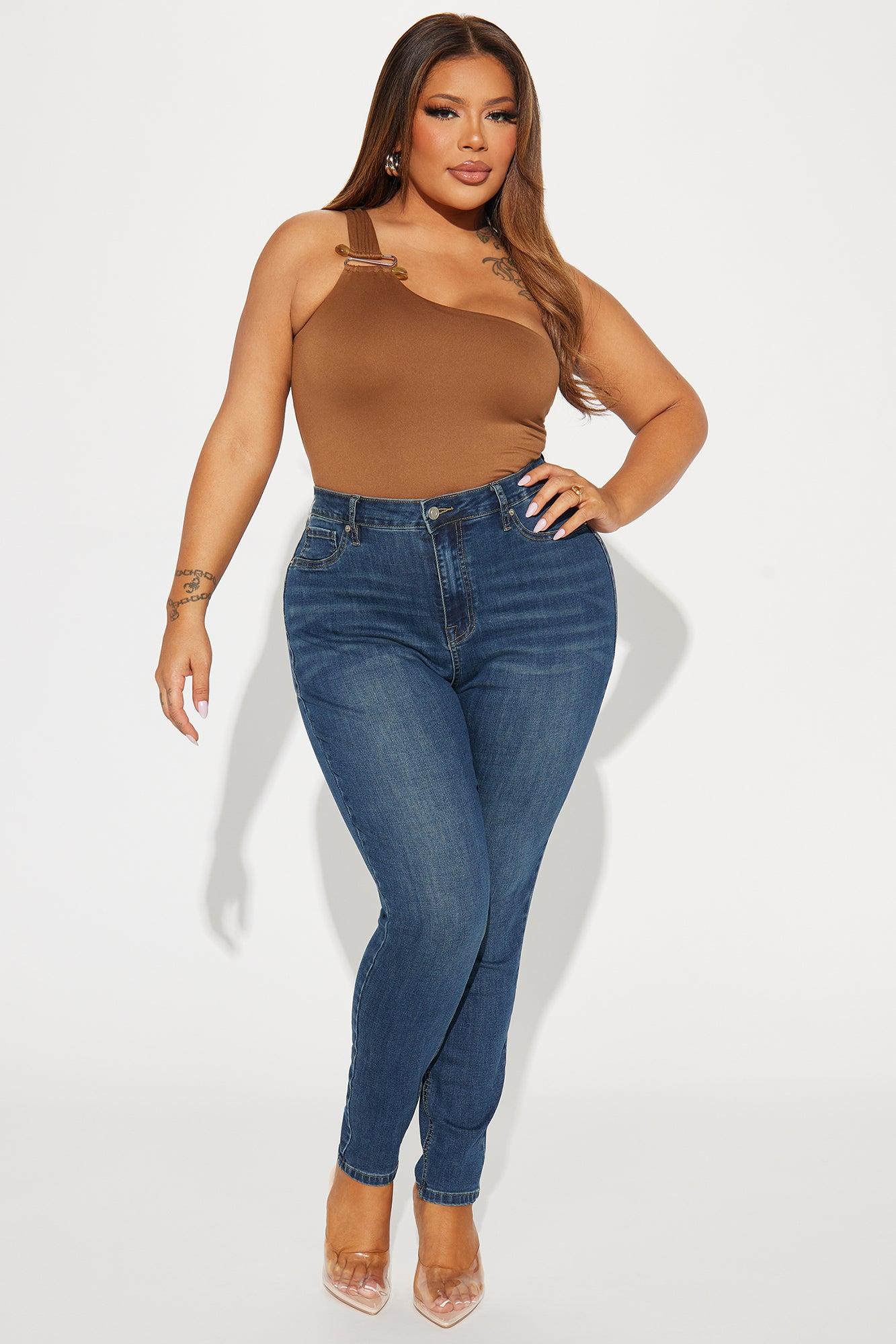 Mia Booty Lifting Stretch Skinny Jeans - Dark Wash Product Image
