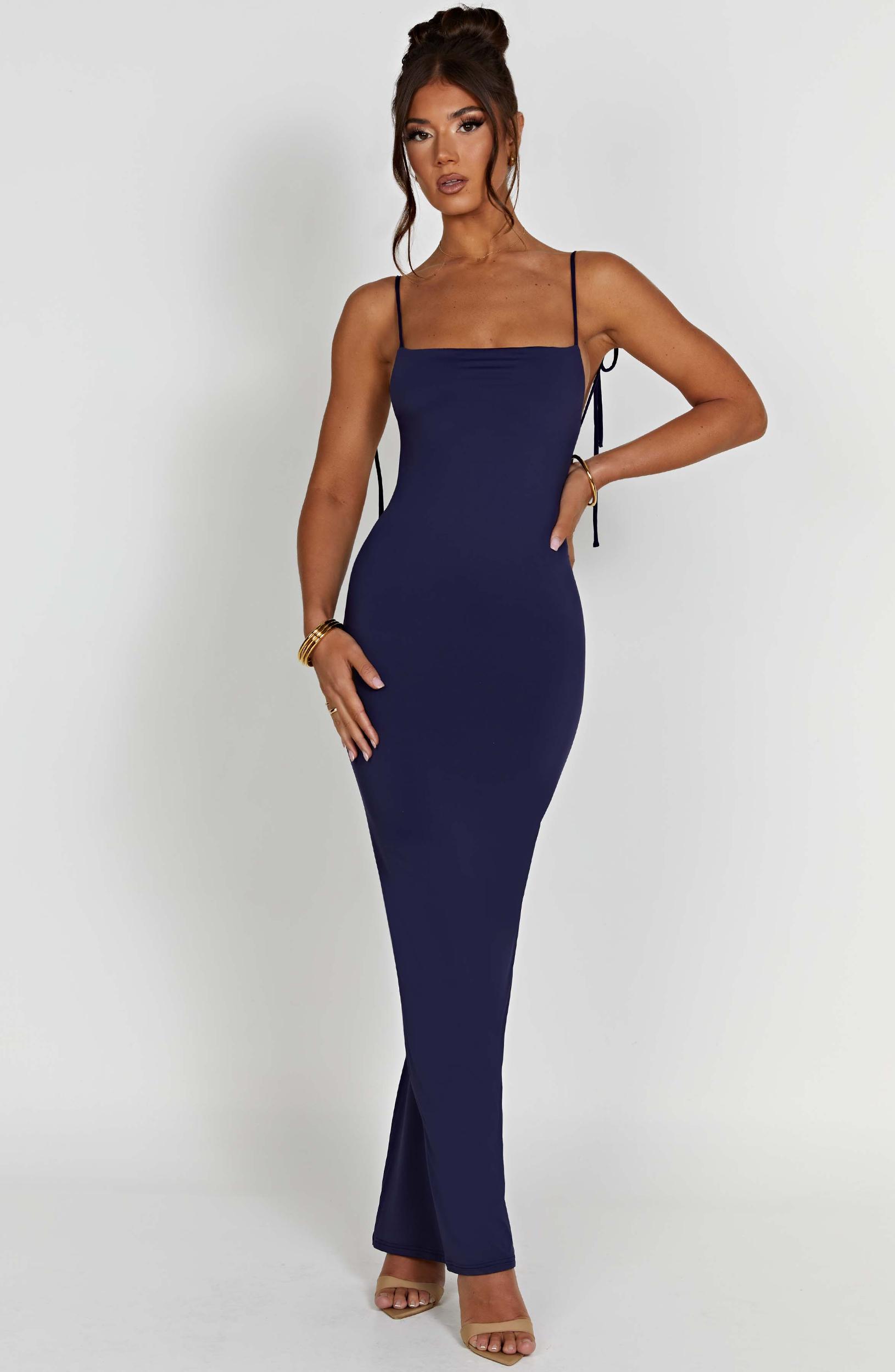 Sanya Maxi Dress - Navy Product Image