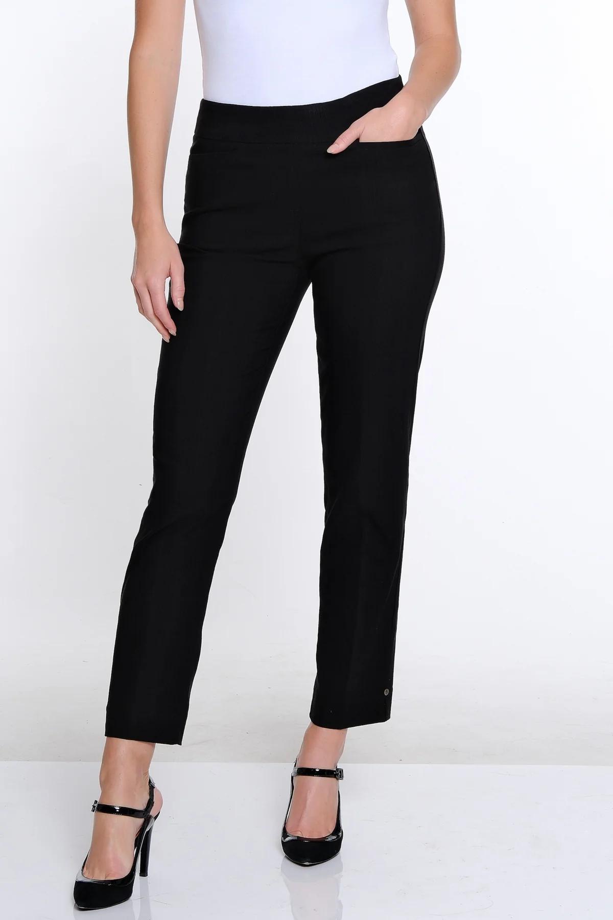 ***Petite***  pull on ankle pant w/real front & back pockets Product Image