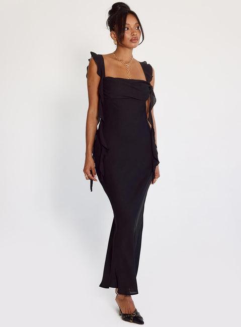 Lanai Maxi Dress Black Product Image