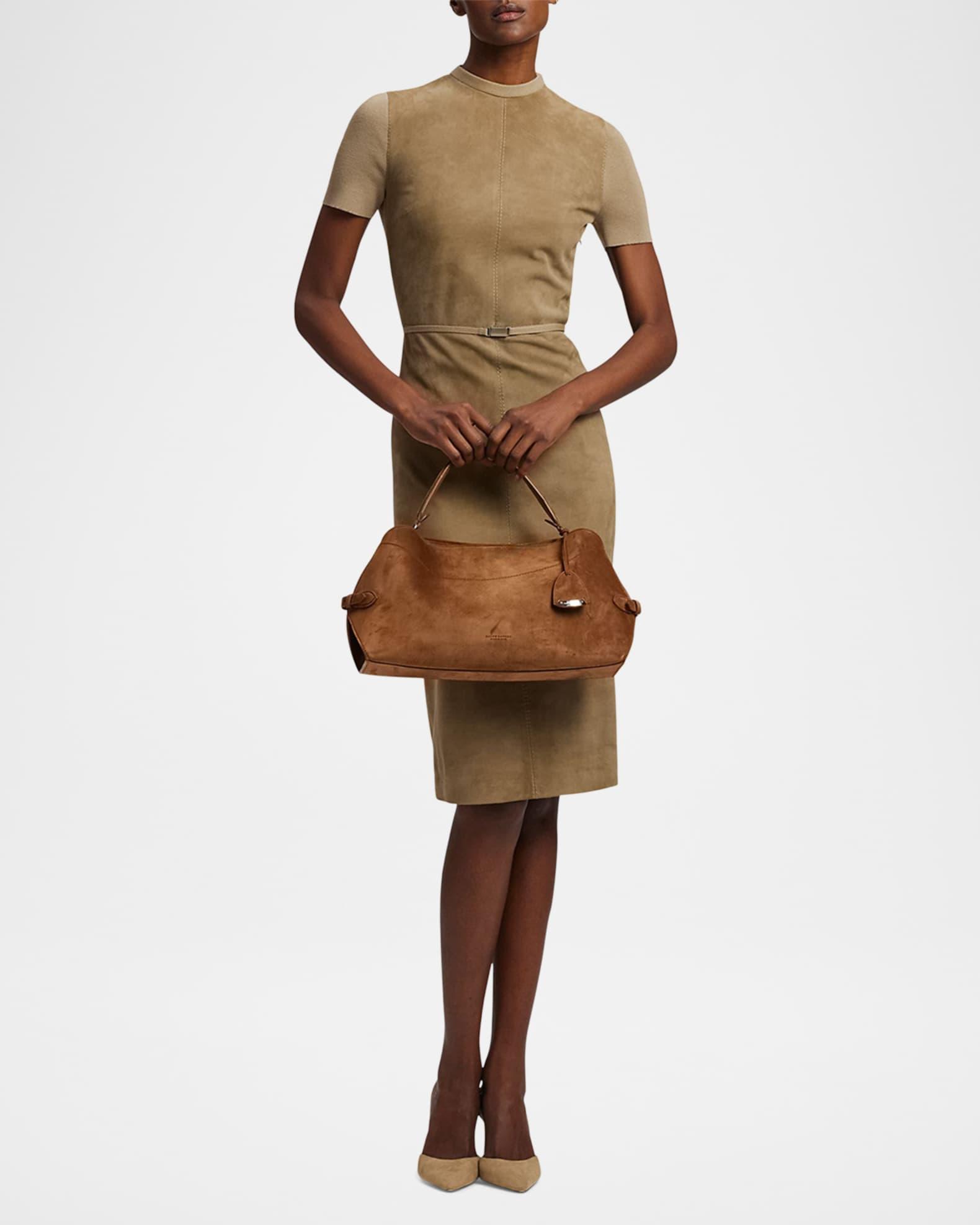 The Ralph Calf-Suede Shoulder Bag Product Image