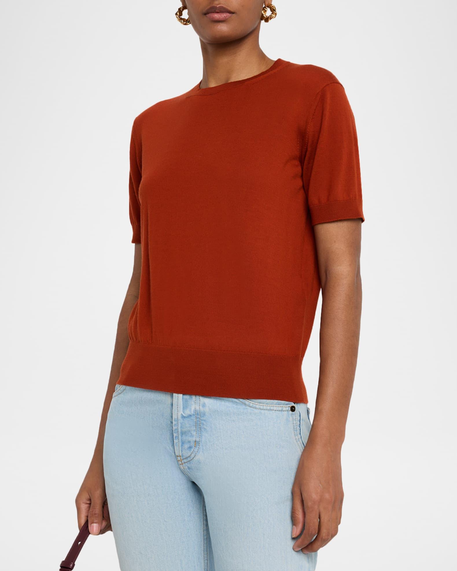 Knit Short-Sleeve Top Product Image