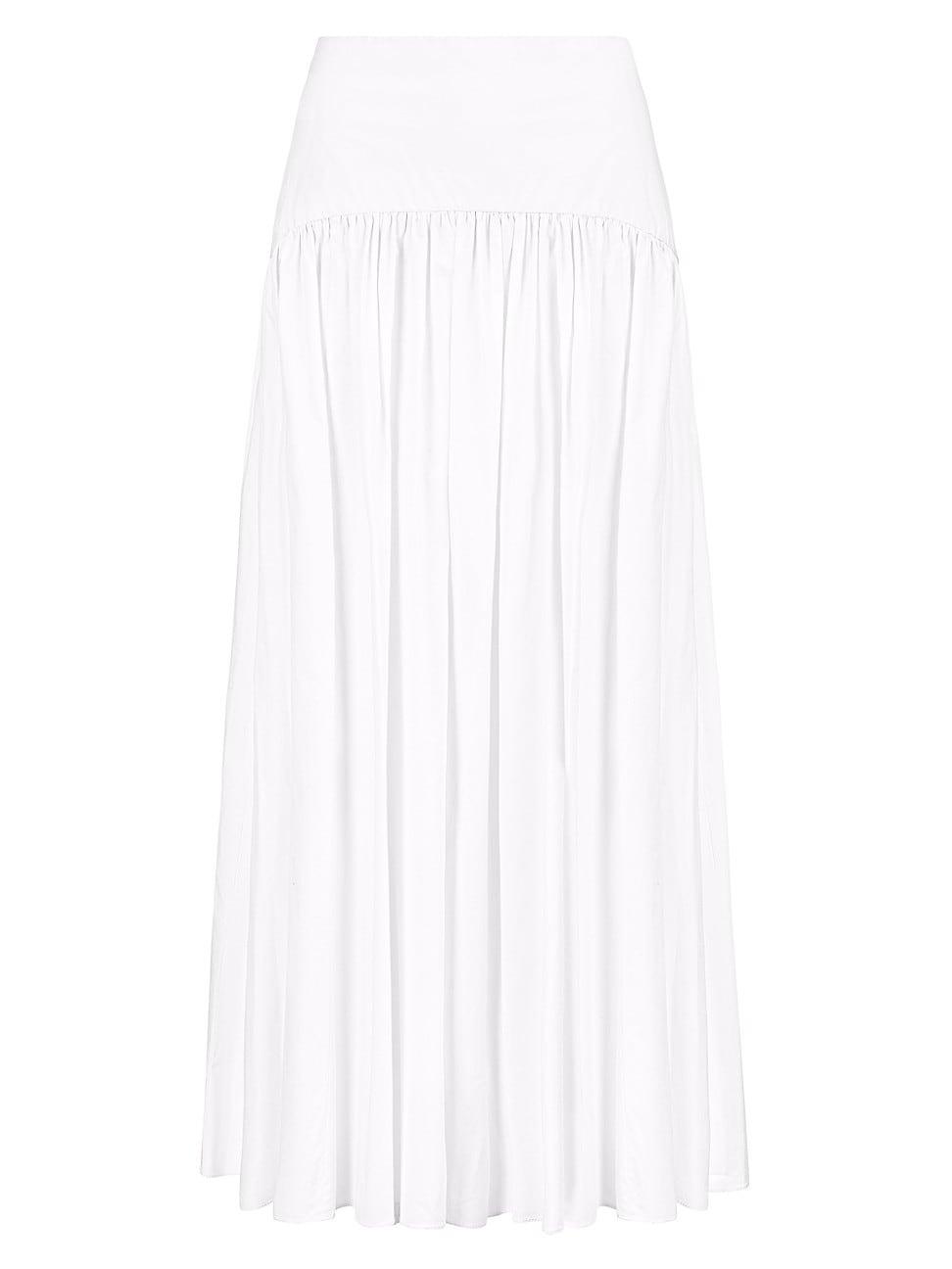 Womens Procida Cotton Maxi Skirt Product Image