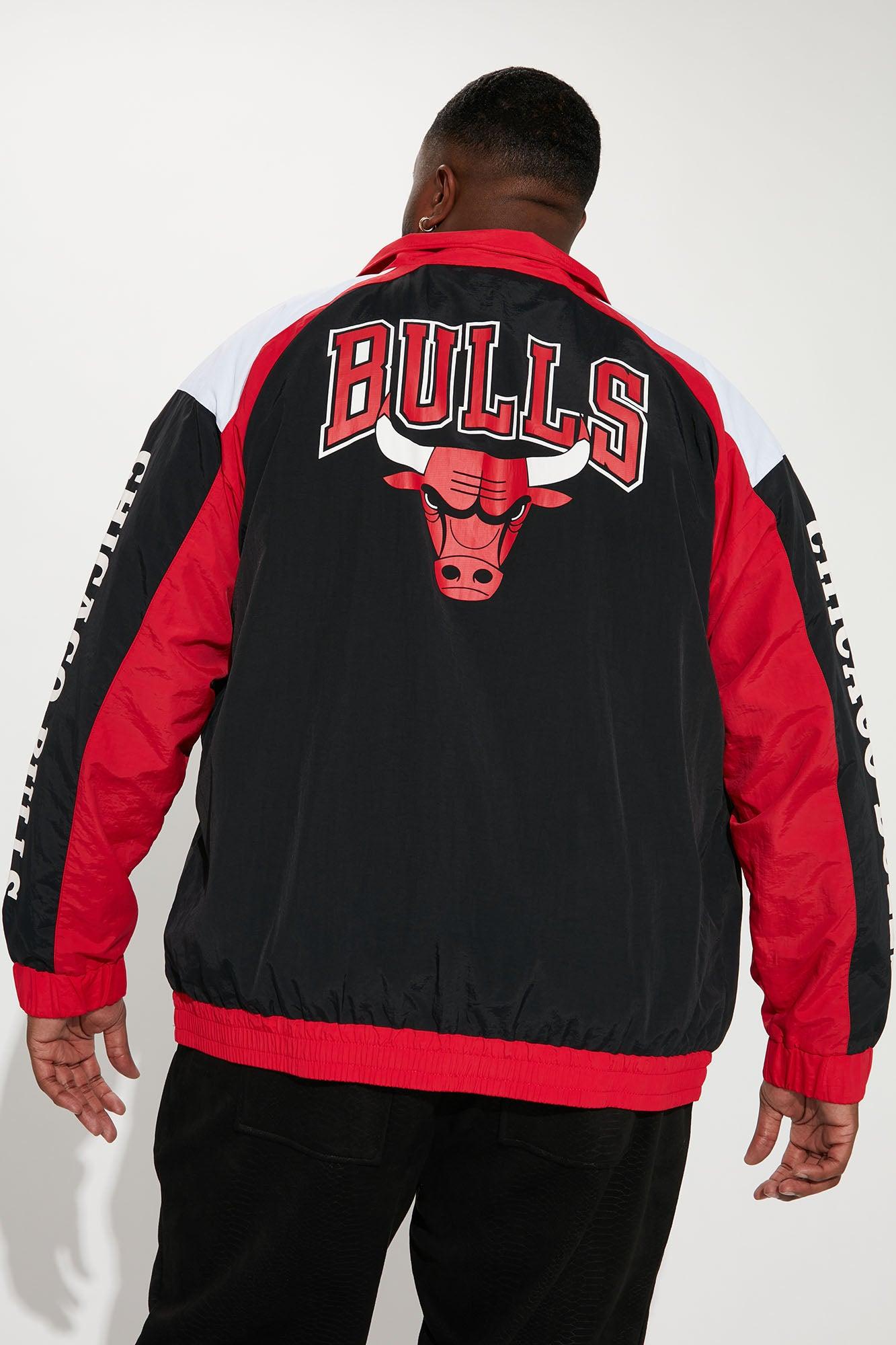 Chicago Bulls Threat Jacket - Black/Red Product Image