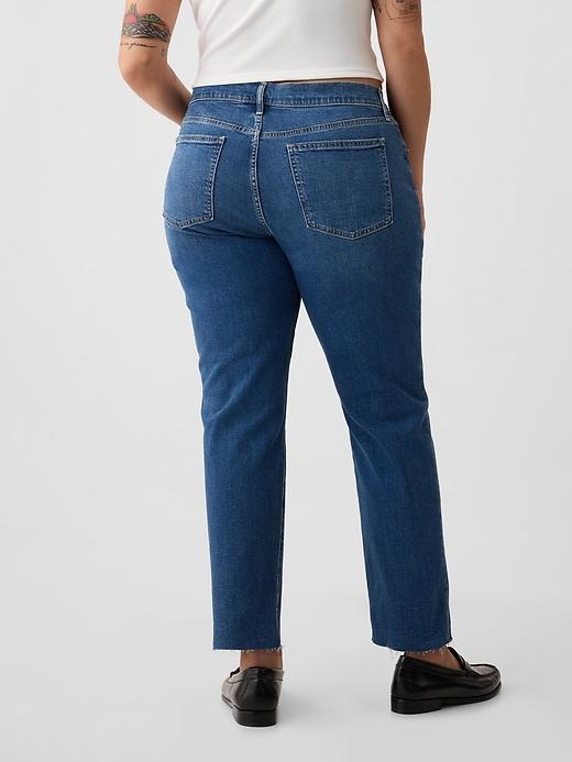 Mid Rise Girlfriend Jeans Product Image