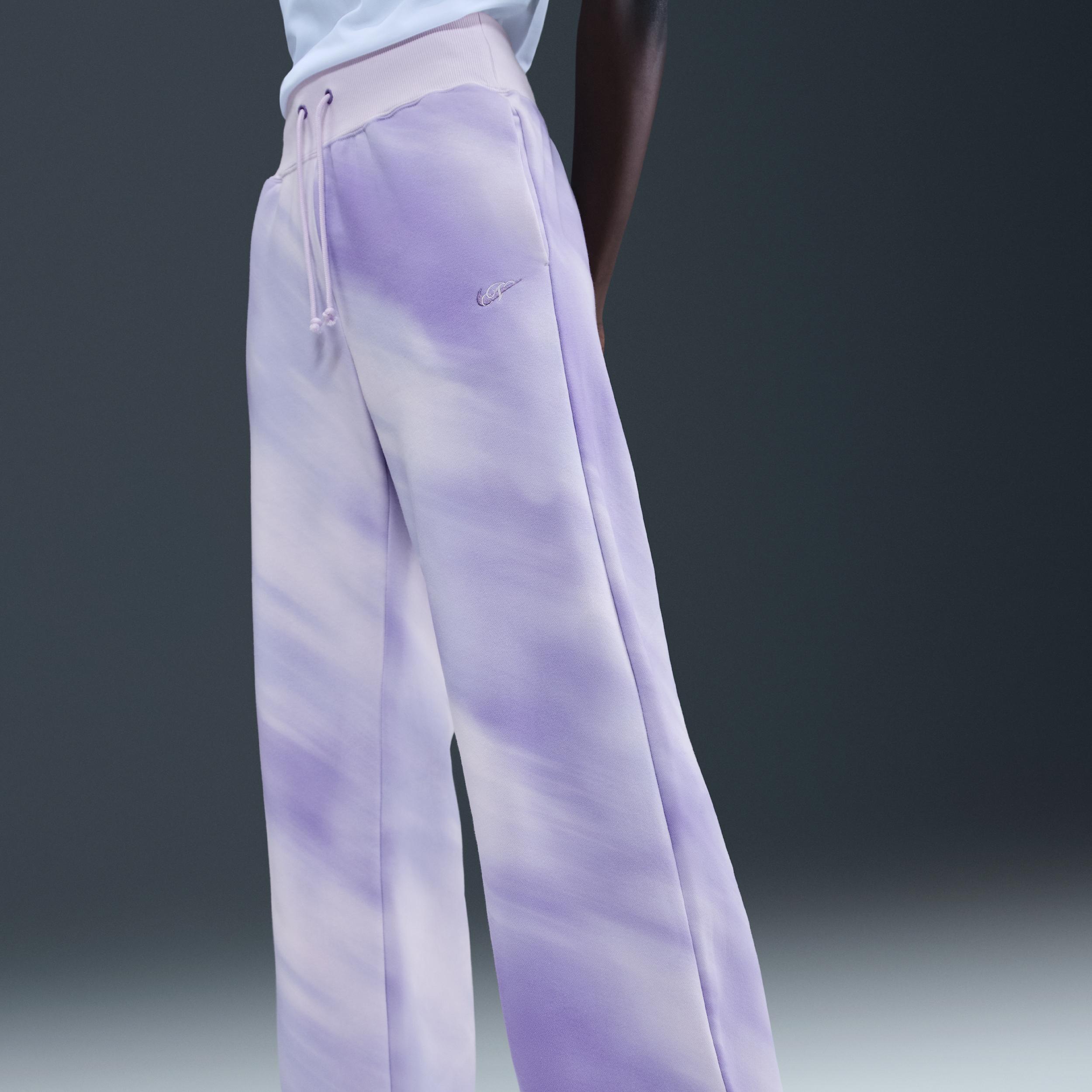 Womens Nike Sportswear Phoenix Fleece High-Waisted Sweatpants | IH7796-516 Product Image