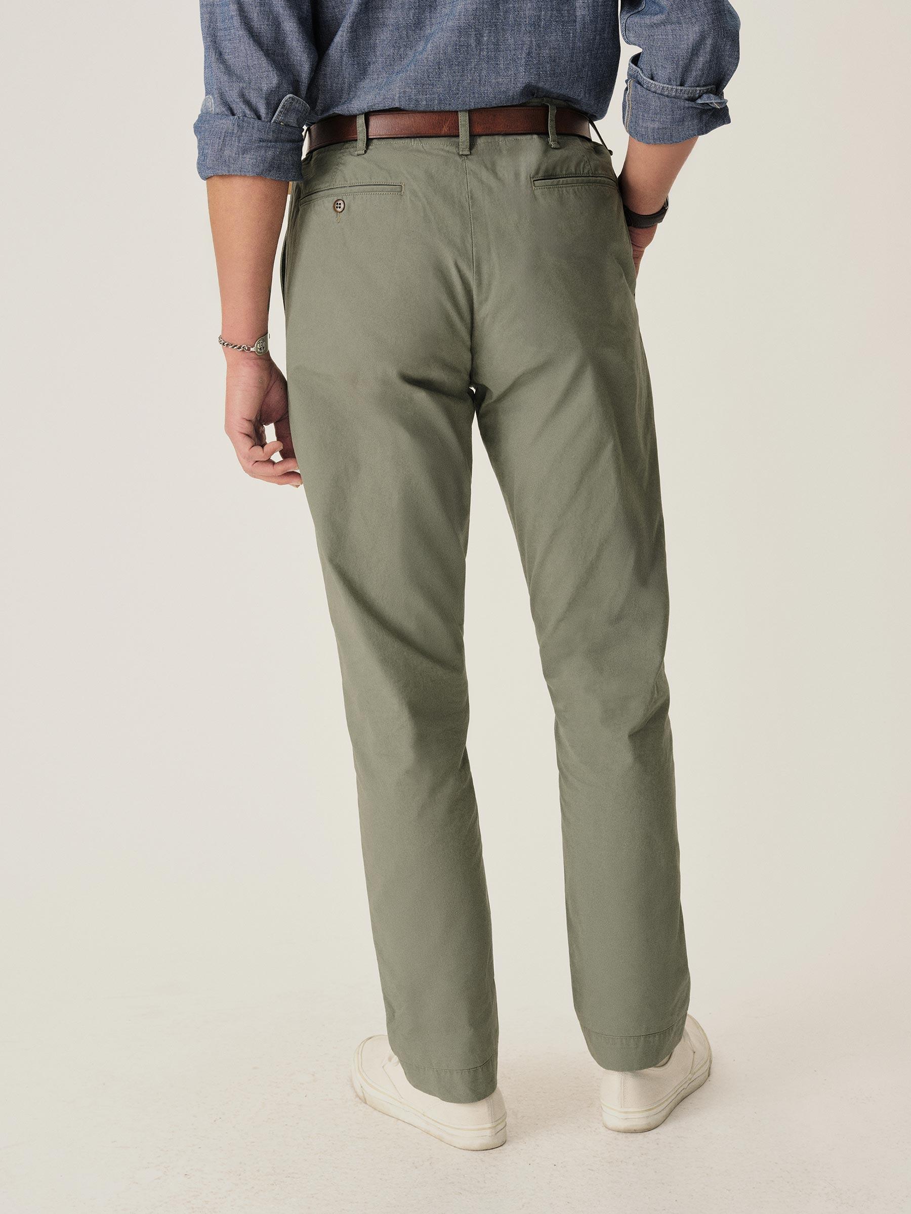 Washed Sage Parachute Poplin Maverick Slim Chino Product Image