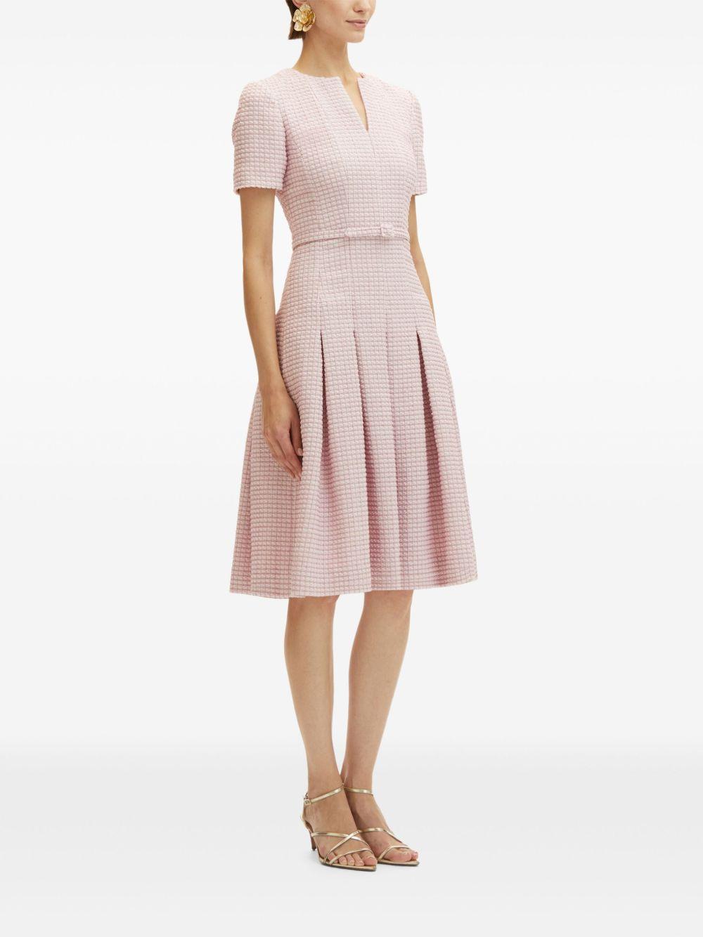 checked tweed midi dress Product Image