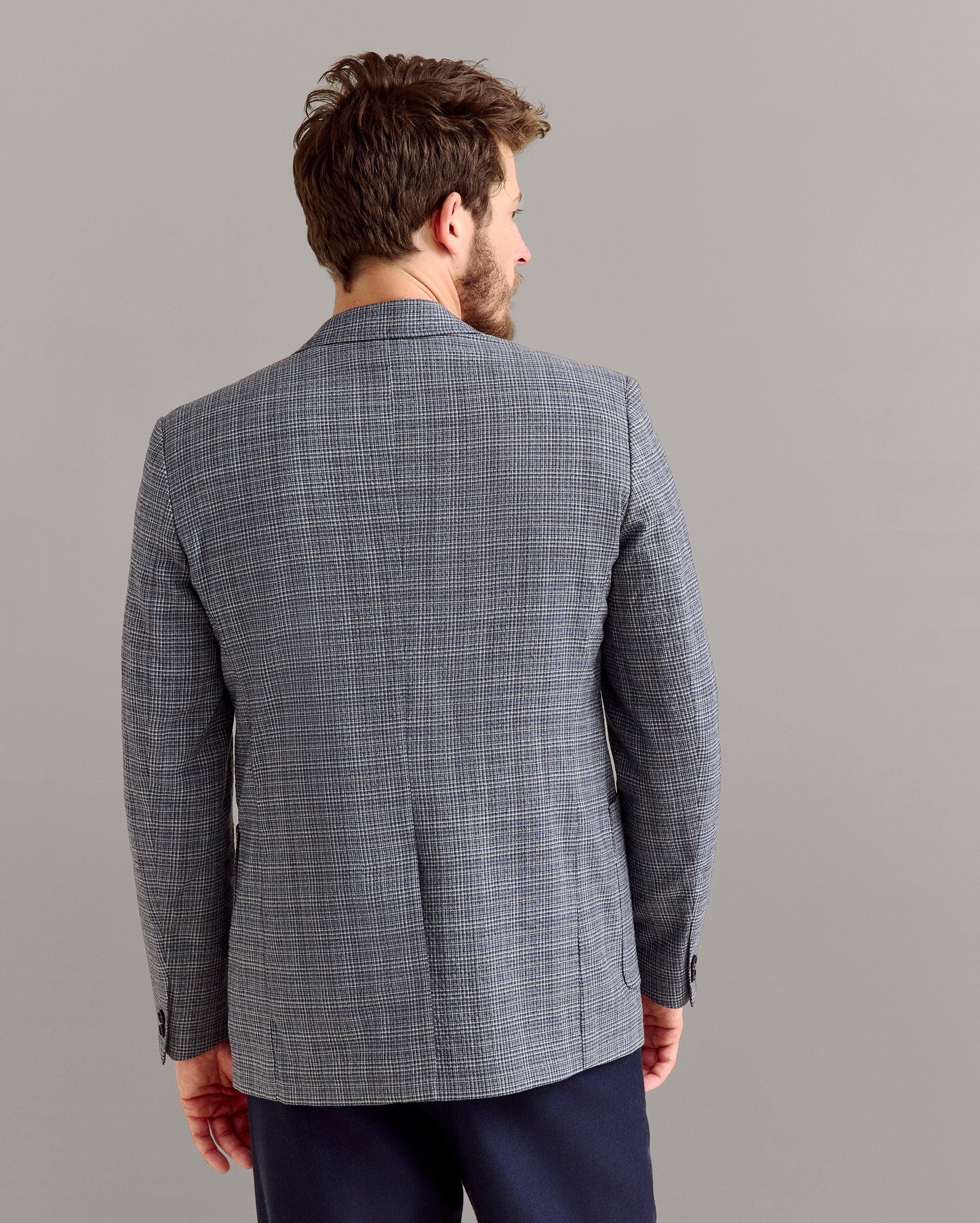 Micro-Plaid Walton Jacket -  Product Image