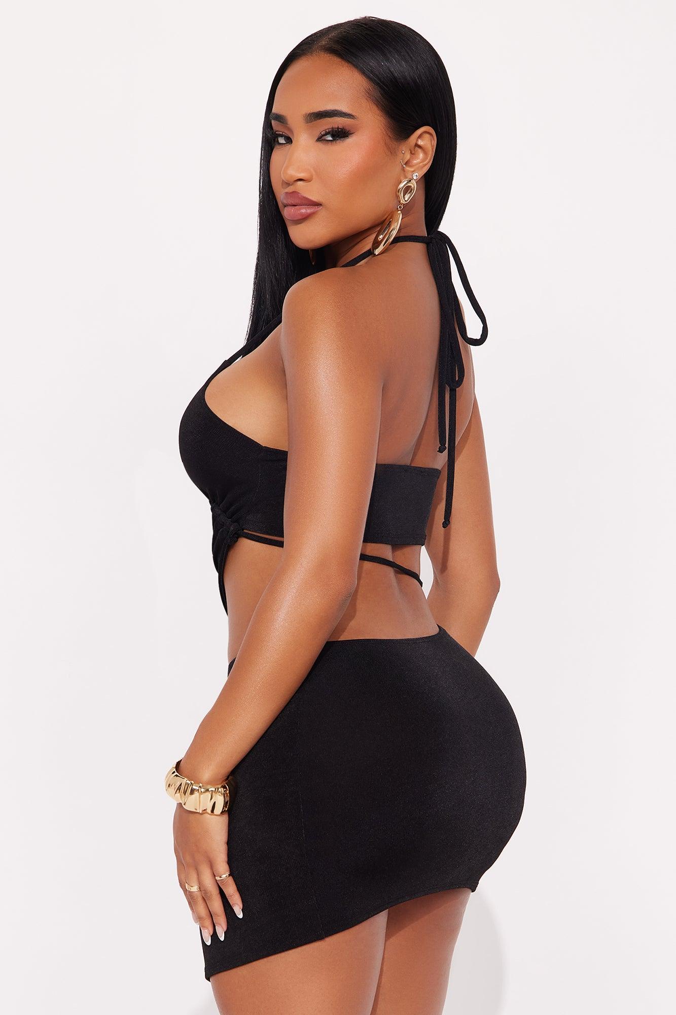 Sweet And Sexy Mini Dress - Black Female Product Image