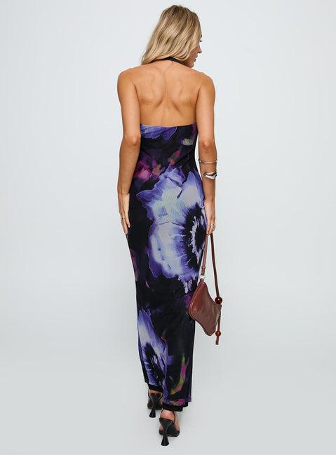 Bittersuite Cowl Maxi Dress Black Product Image