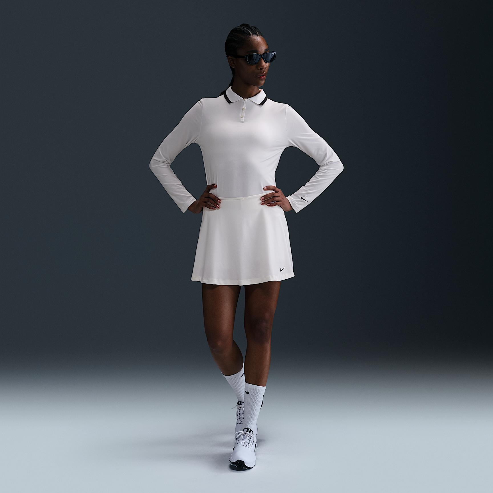 Nike Womens Tour Dri-FIT UV Protection Long-Sleeve Golf Polo | FZ6281-102 Product Image