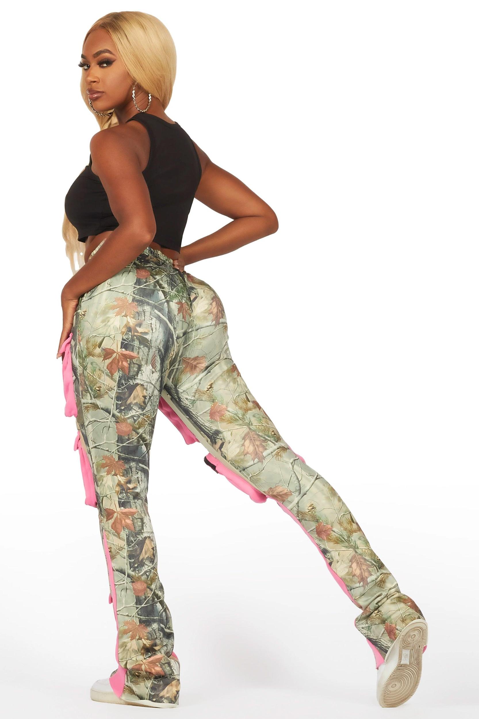 Norika Tree Camo Stacked Track Pant Female Product Image