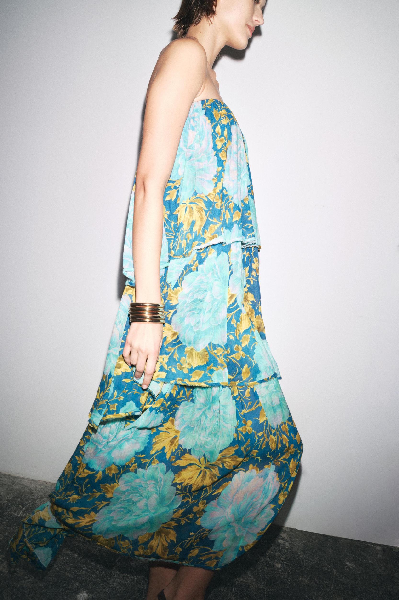 STRAPLESS DRESS ZW COLLECTION Product Image