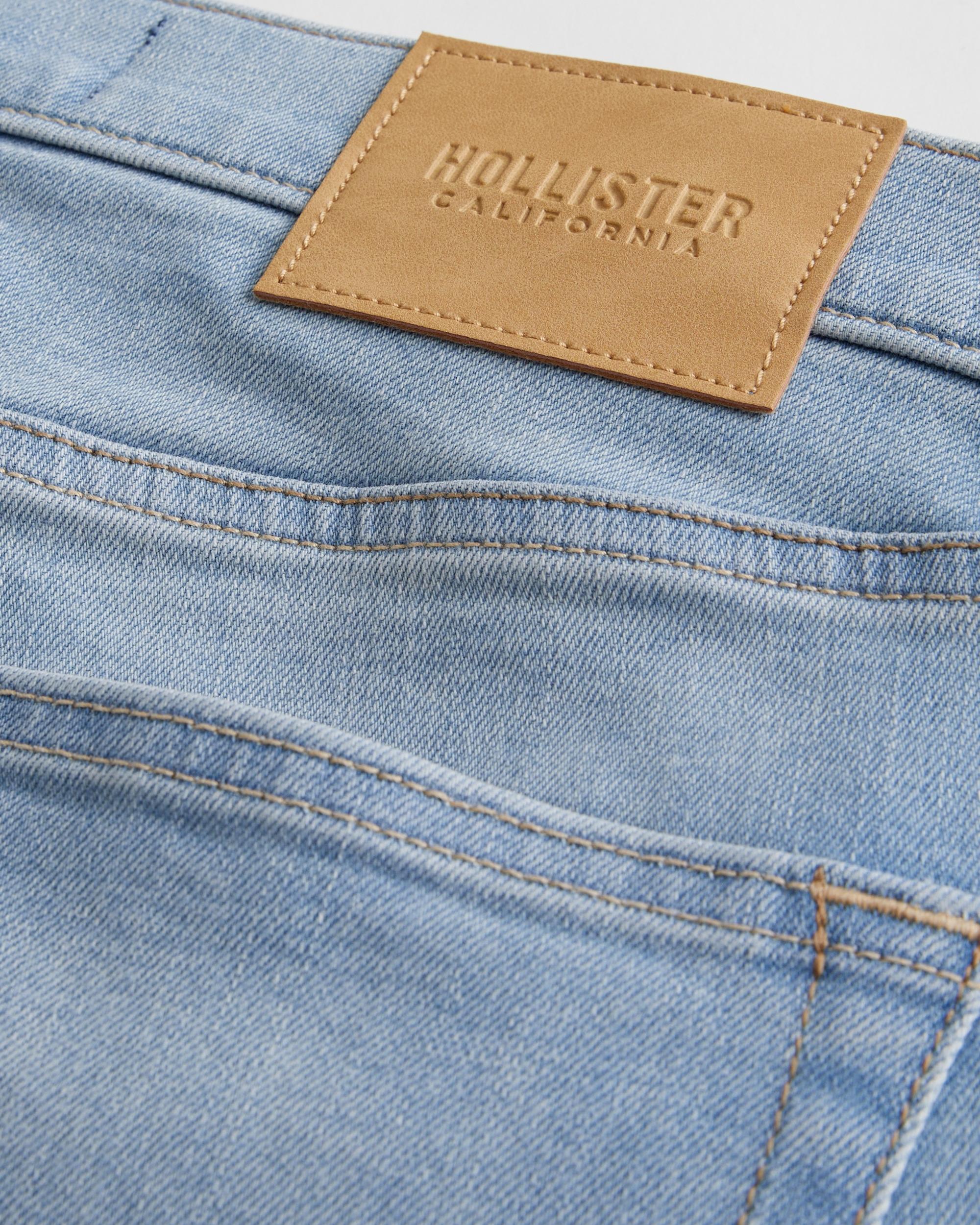 Light Wash Athletic Skinny Jeans Product Image