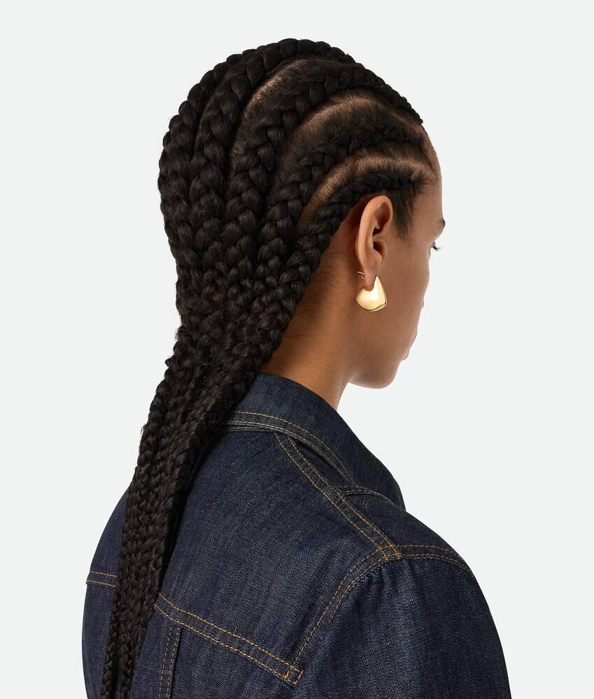 Women's Mini Fin Earrings in Yellow gold Product Image