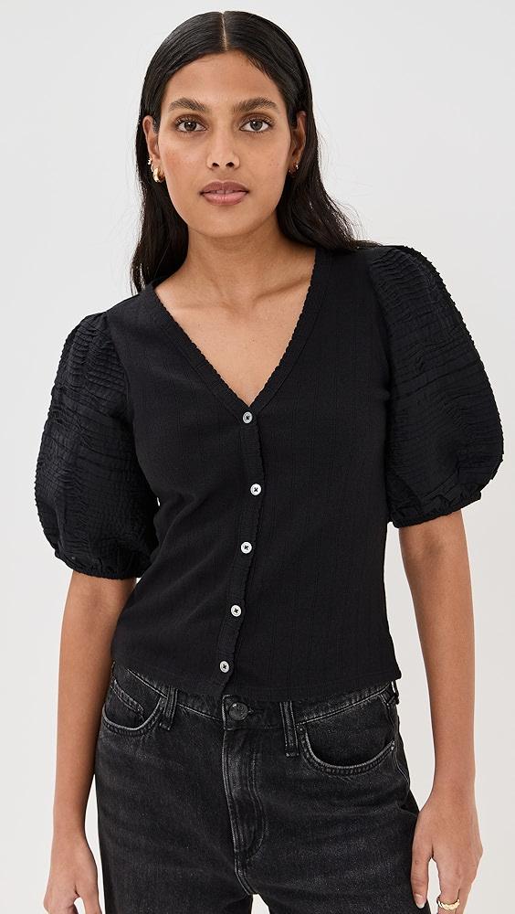 Sea Myra Cotton Combo Short Sleeve Top | Shopbop Product Image