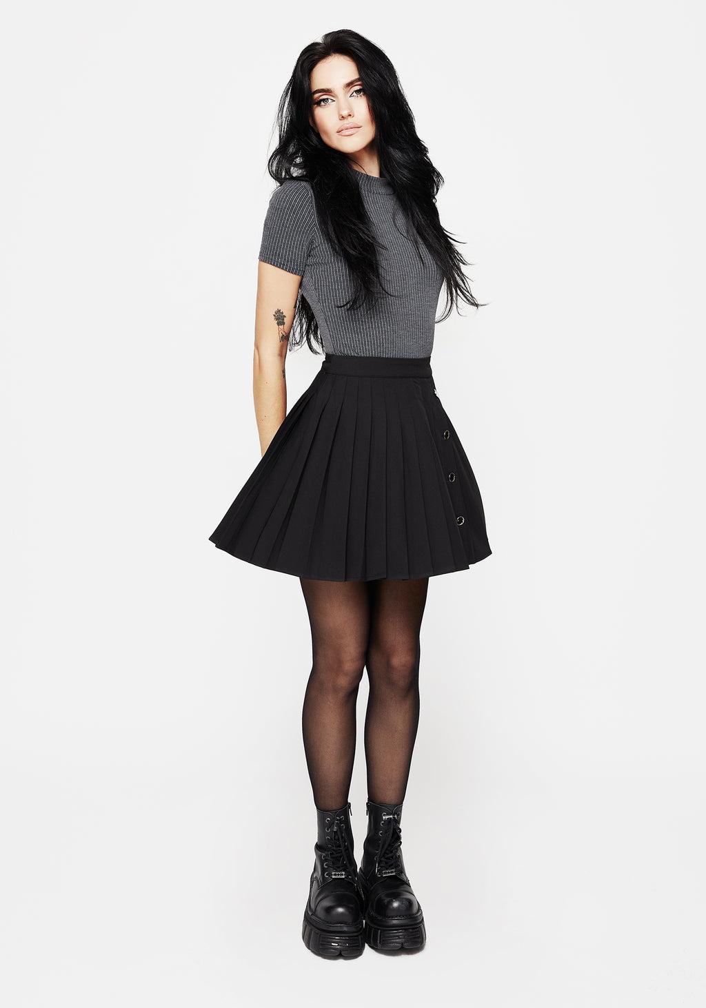 Moonage Pleated Mini Skirt Product Image