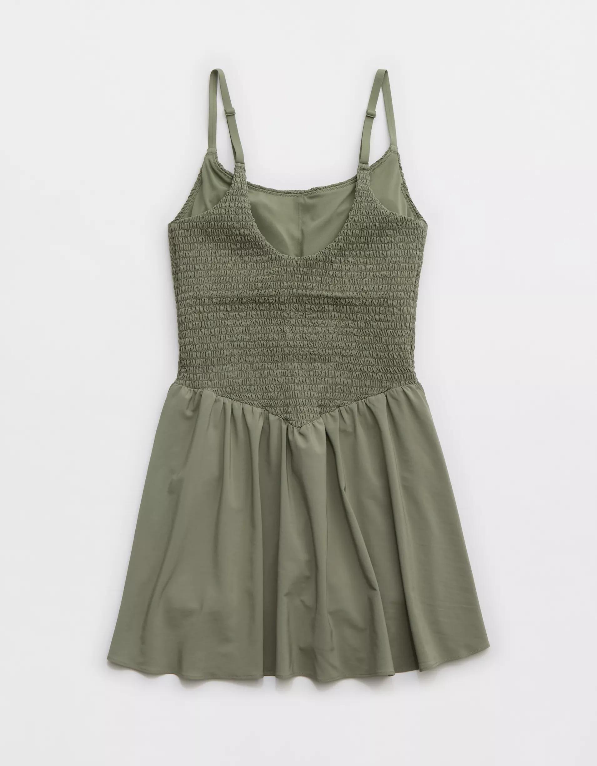 OFFLINE By Aerie Real Me Smocked Flowy Dress Product Image