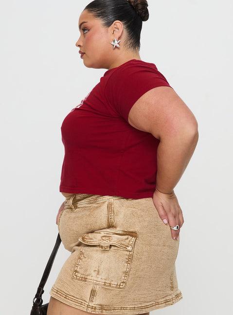 You Do You Tee Red Curve Product Image