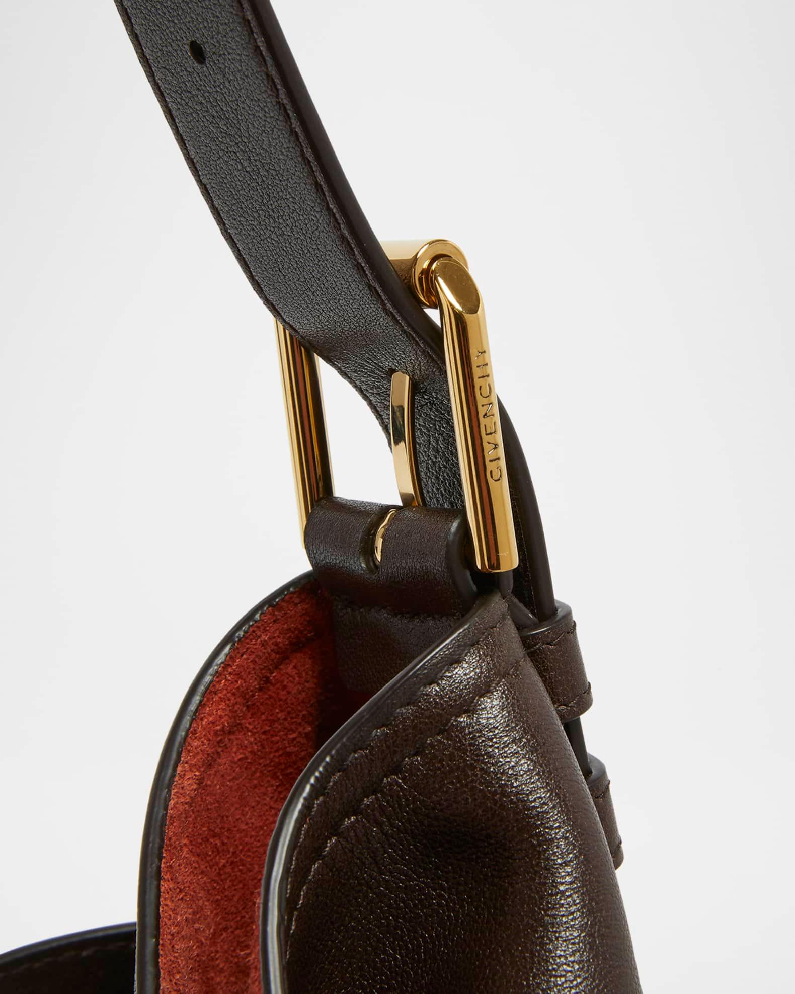 Voyou Medium Shoulder Bag in Shiny Leather Product Image