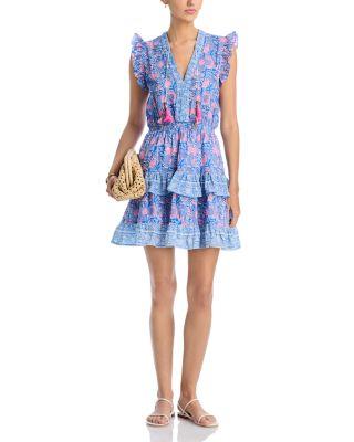 Olivia Ruffled Mini Dress Product Image