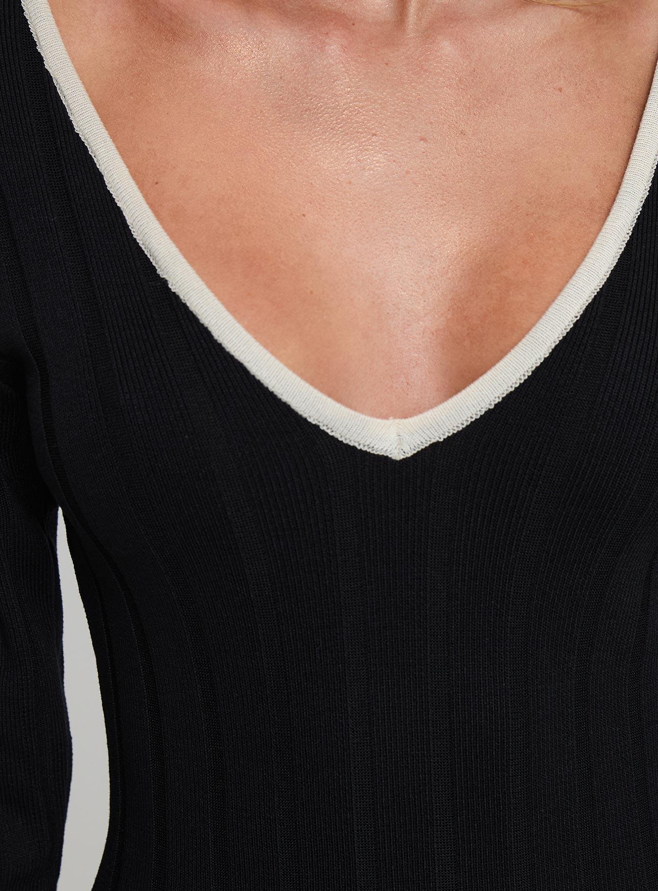 Claira Long Sleeve Maxi Dress Black Product Image