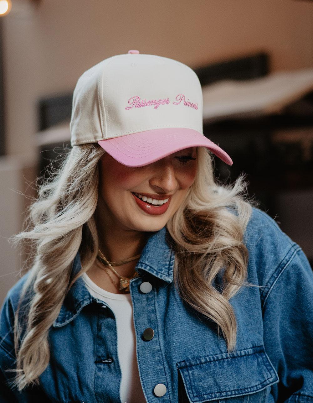 KATYDID Passenger Princess Two-Toned Vintage Hat - PINK Product Image