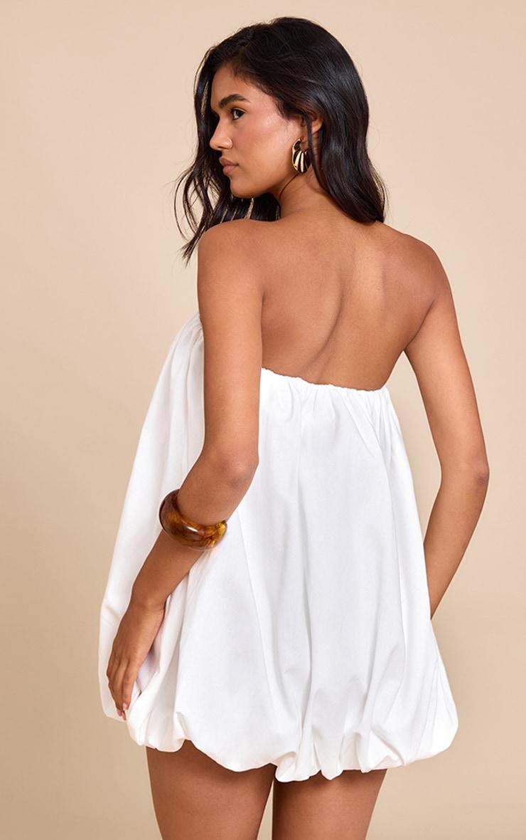 White Puffball Dress Product Image