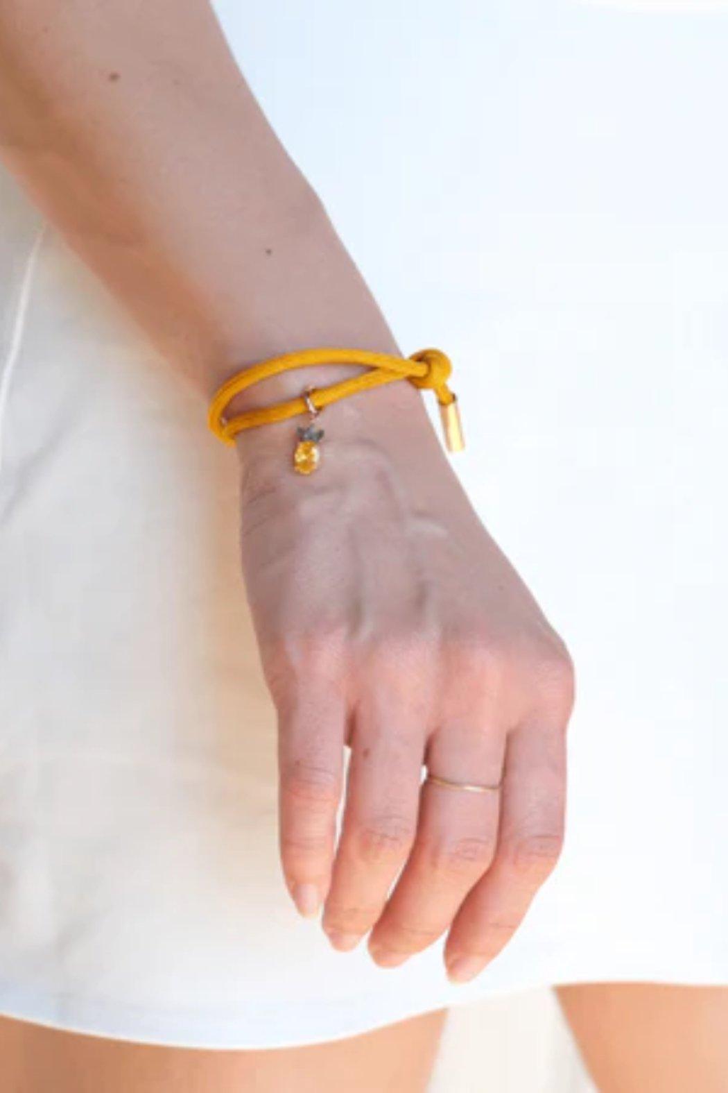 Yellow Cord Bracelet Product Image