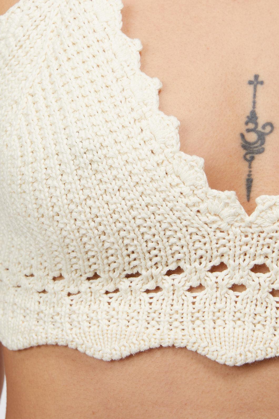 Bianca Crochet Bikini Top Product Image