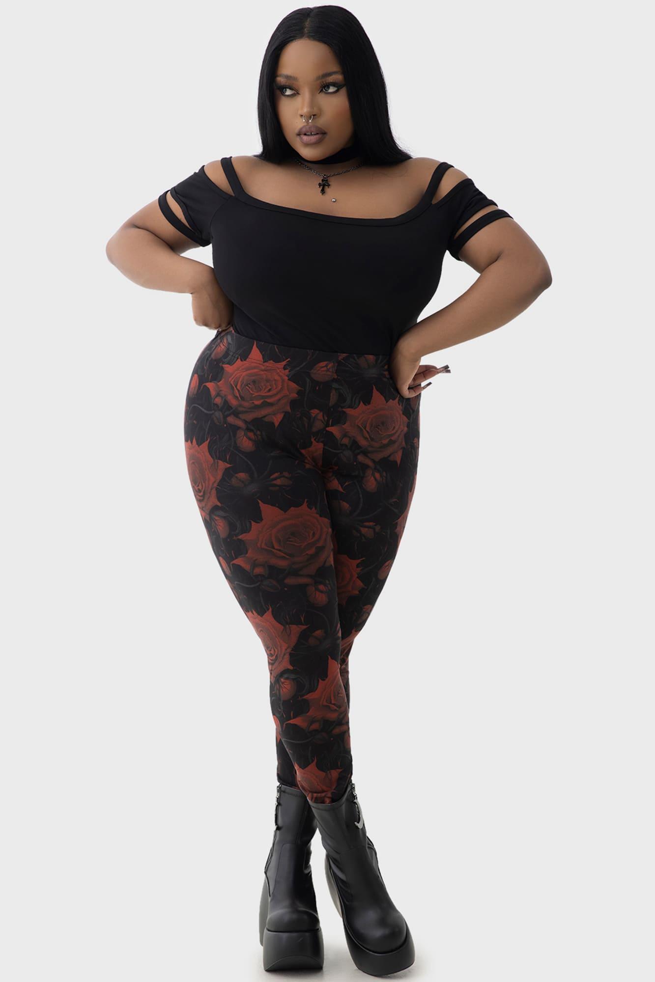 Blood Rose Leggings Female Product Image
