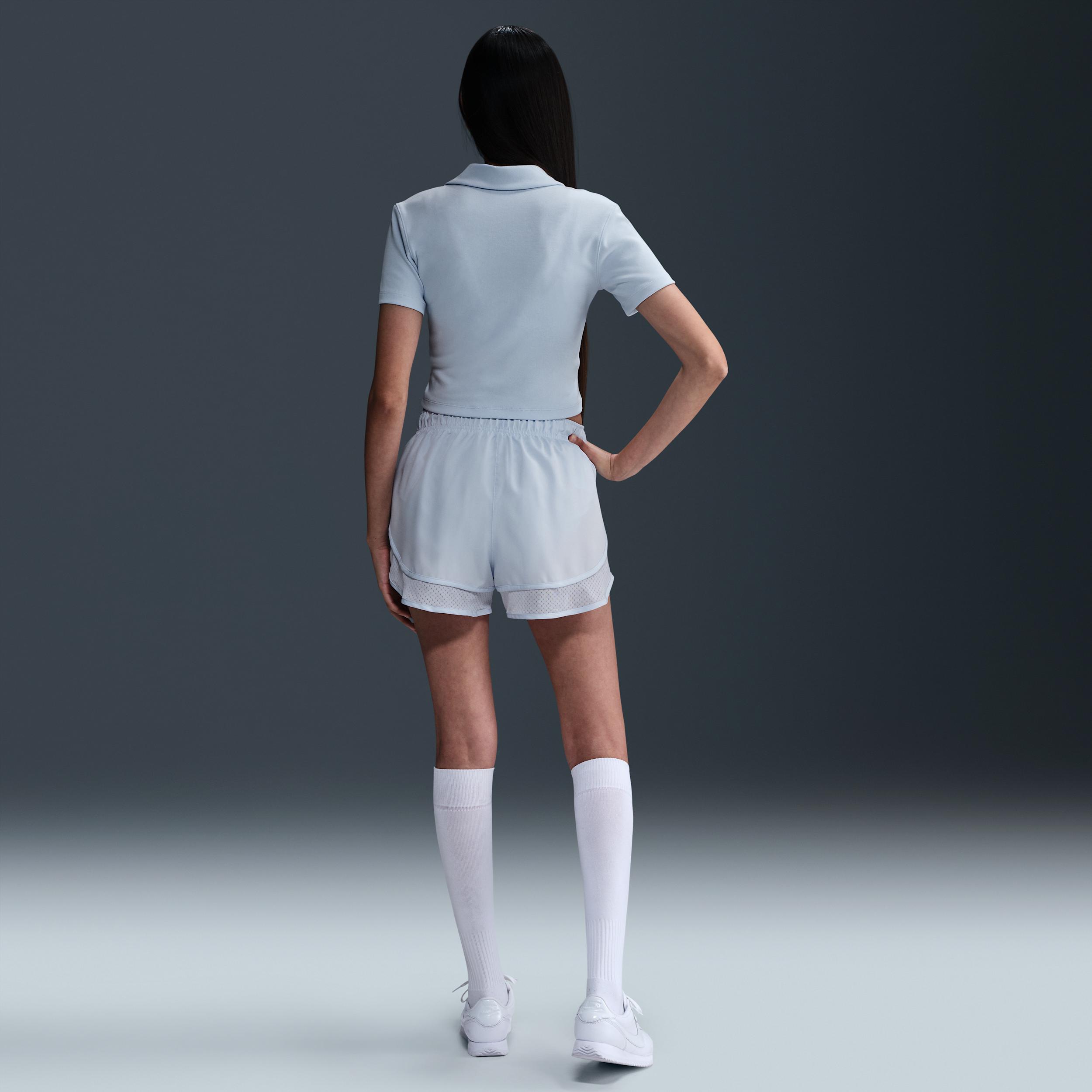 Womens Nike Sportswear Essential Short-Sleeve Polo Top | DV7884-423 Product Image