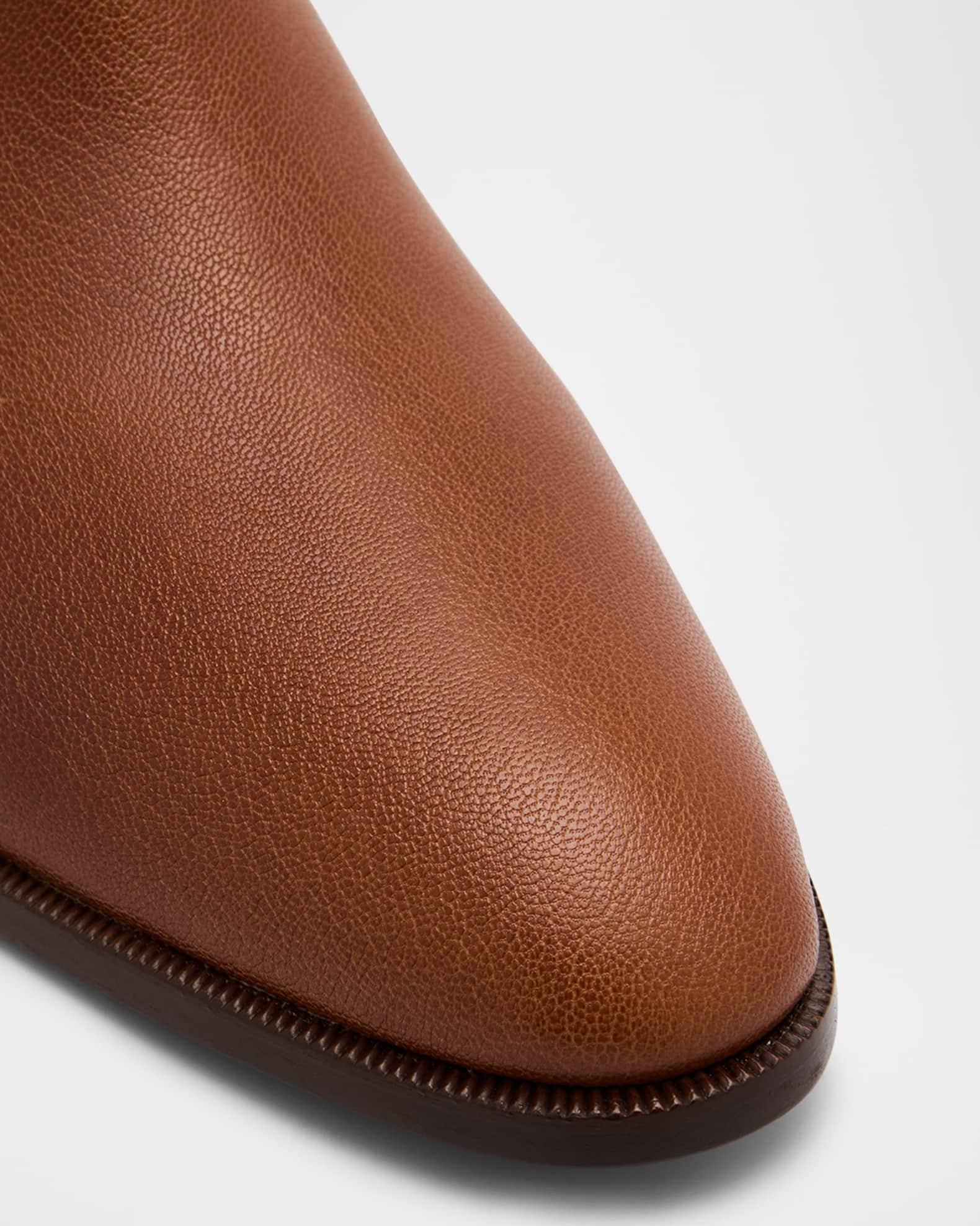 Men's Pat Leather Side-Buckle Booties Product Image