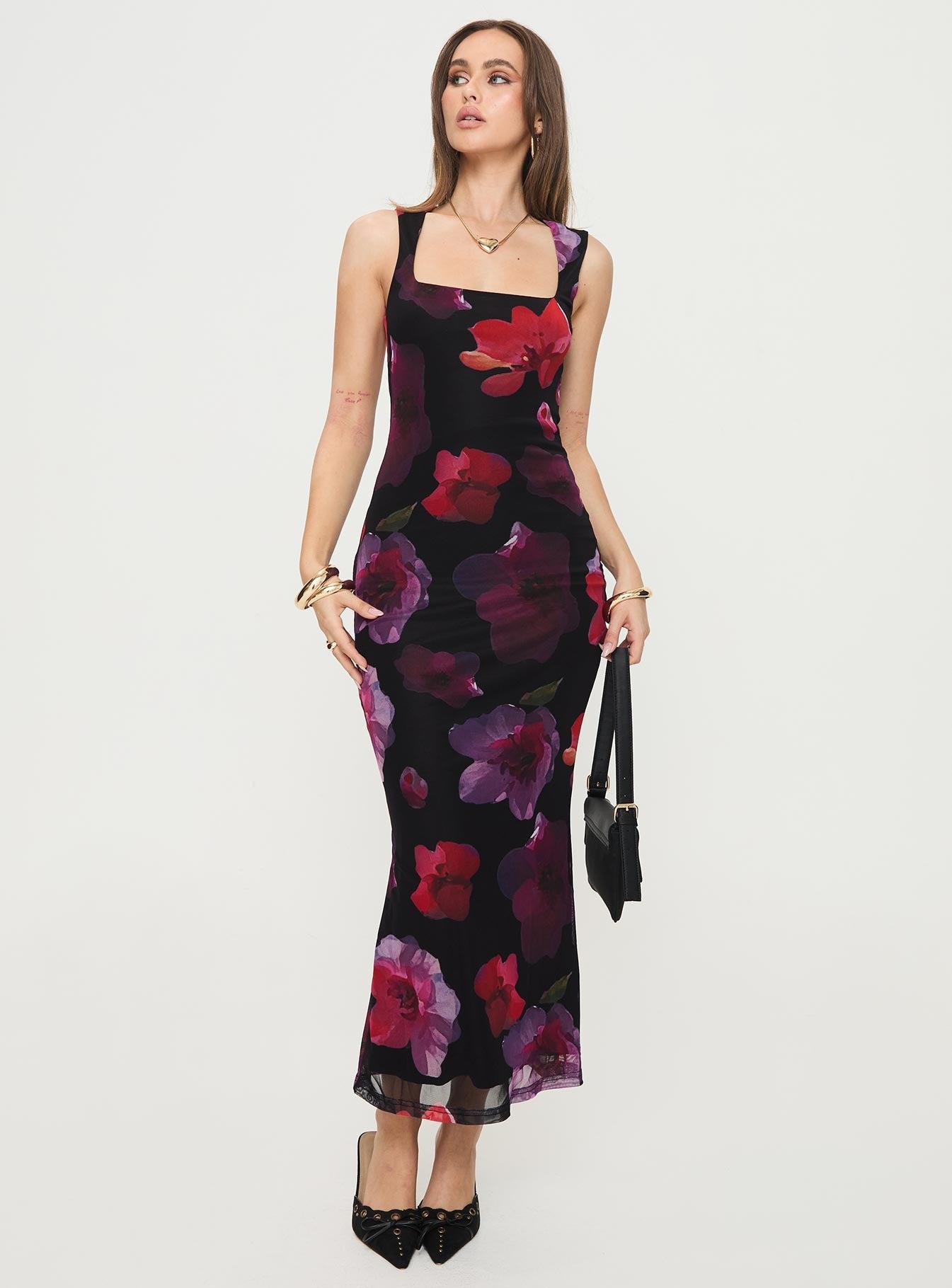 Eviana Maxi Dress Floral Product Image