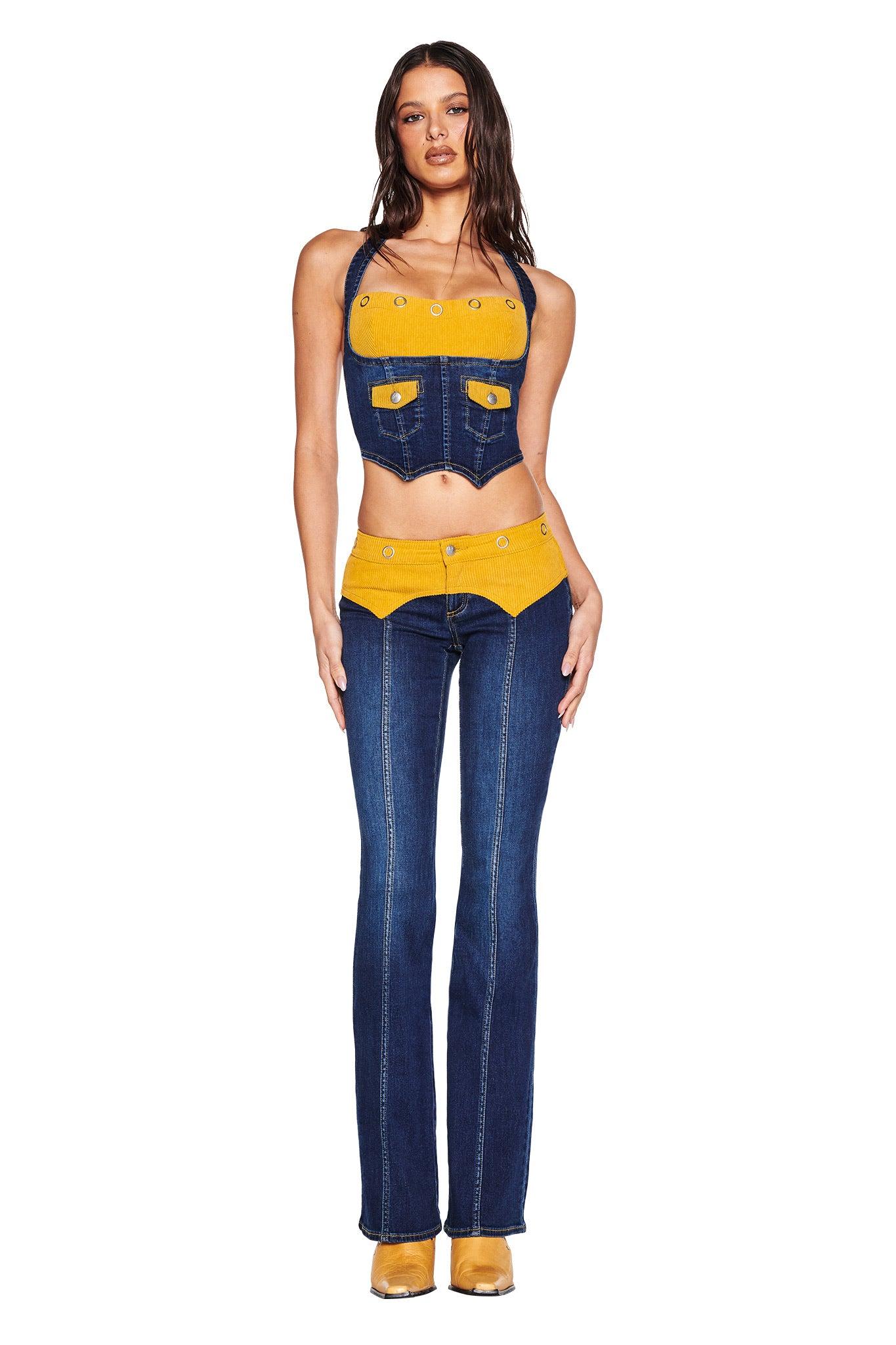 TOMMIE CORSET - DARK WASH Product Image