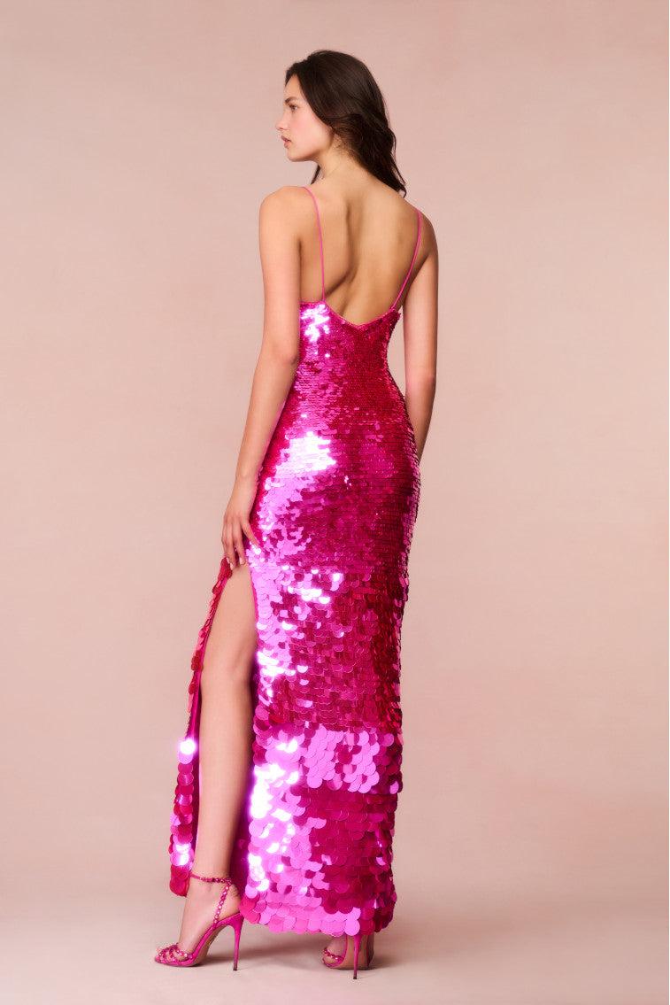 Kaylen Sequined Maxi Dress Product Image