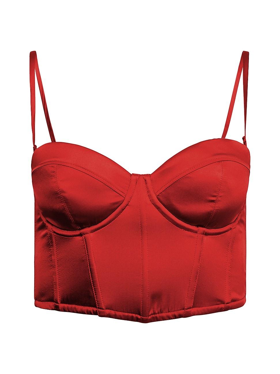 Womens Hamptons Crop Bustier Top Product Image