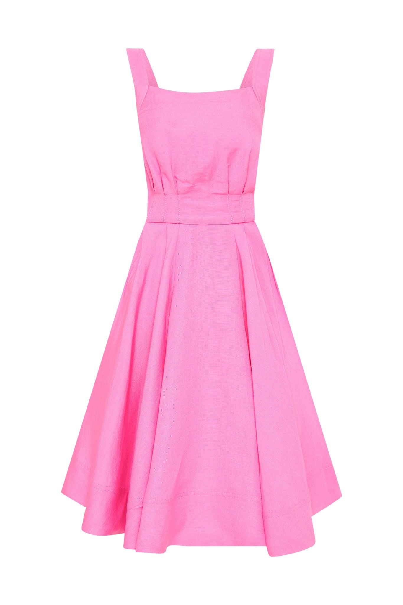 Clara Tie Back Mini Dress Product Image