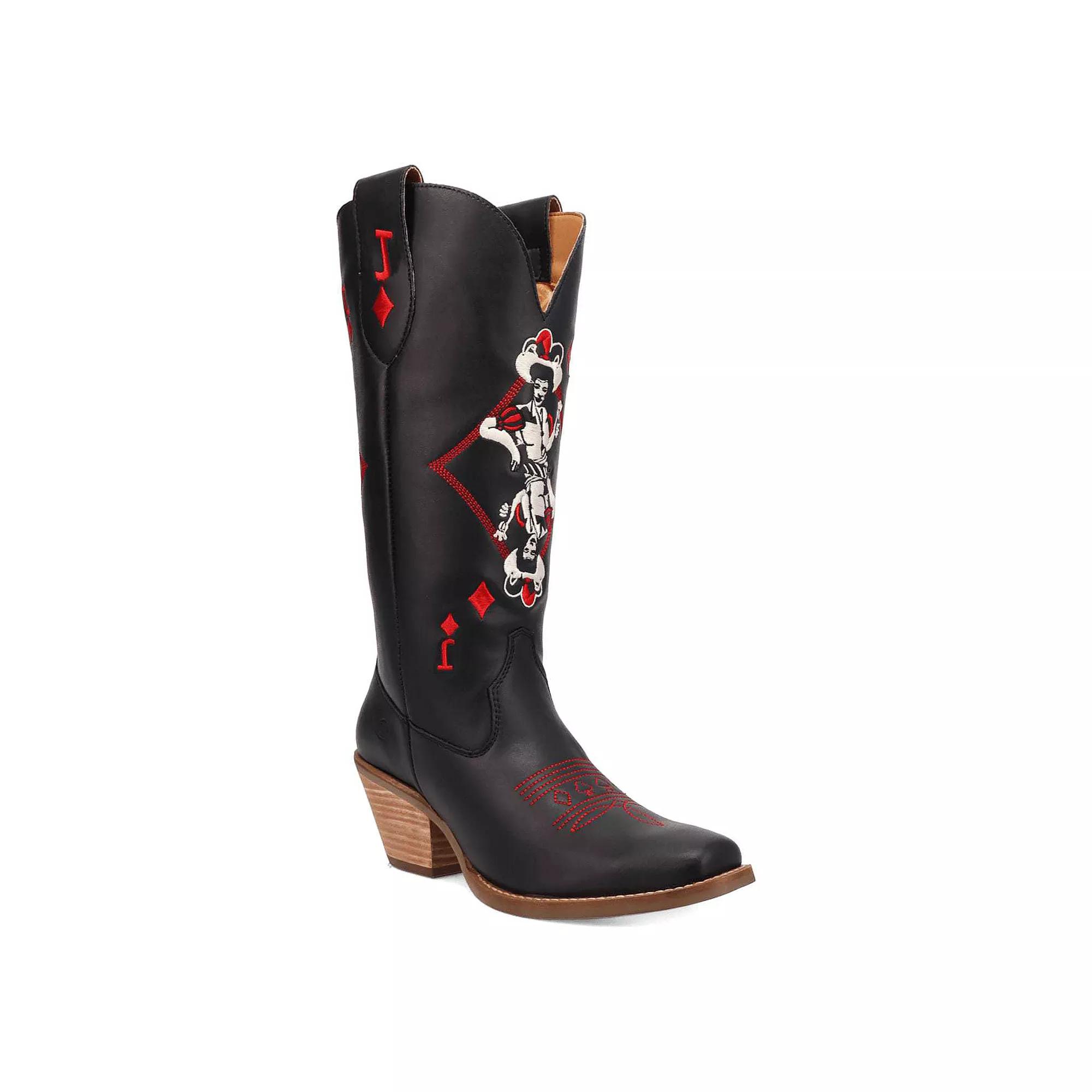 Dingo Jack Of Diamonds Women's Leather Boots,  Product Image