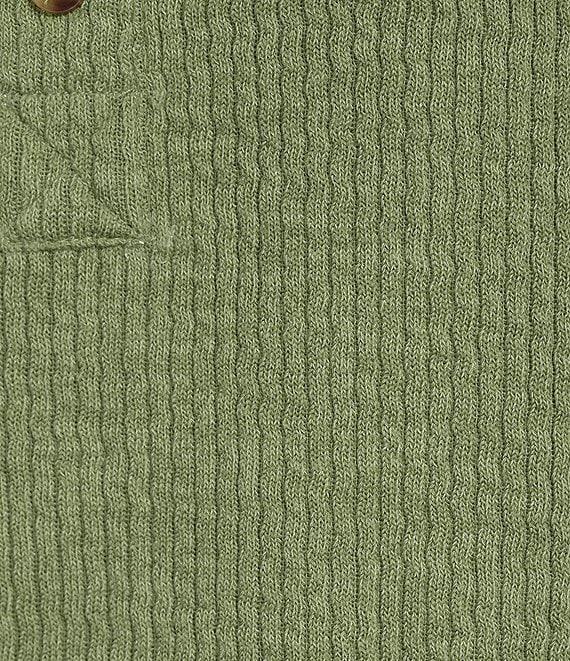 Blu Pepper Long Sleeve Henley Knit Top Product Image