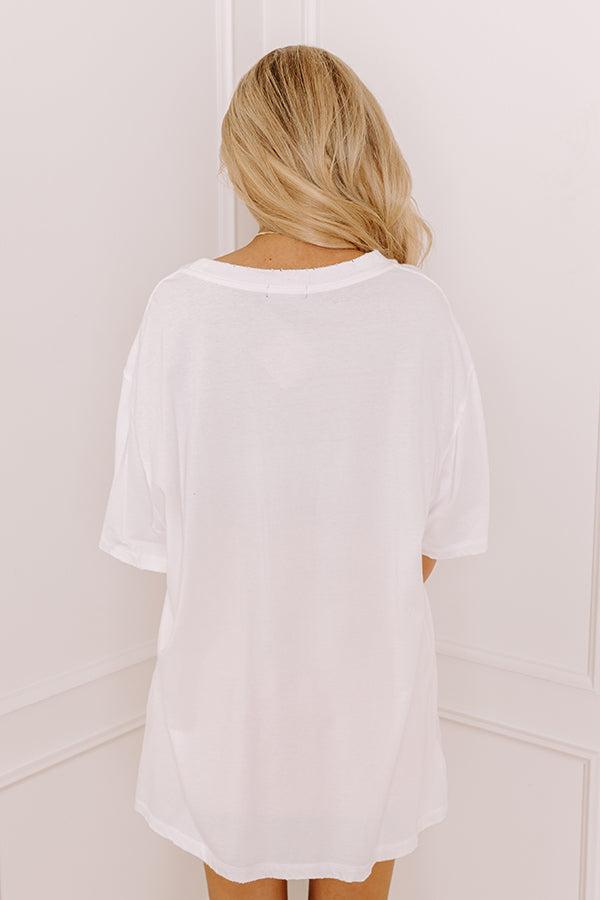 Dreamer Tour Oversized Distressed Tee Product Image