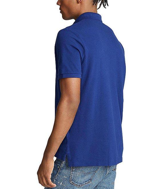 Polo Ralph Lauren Custom Slim Fit Solid Mesh Polo Shirt Product Image