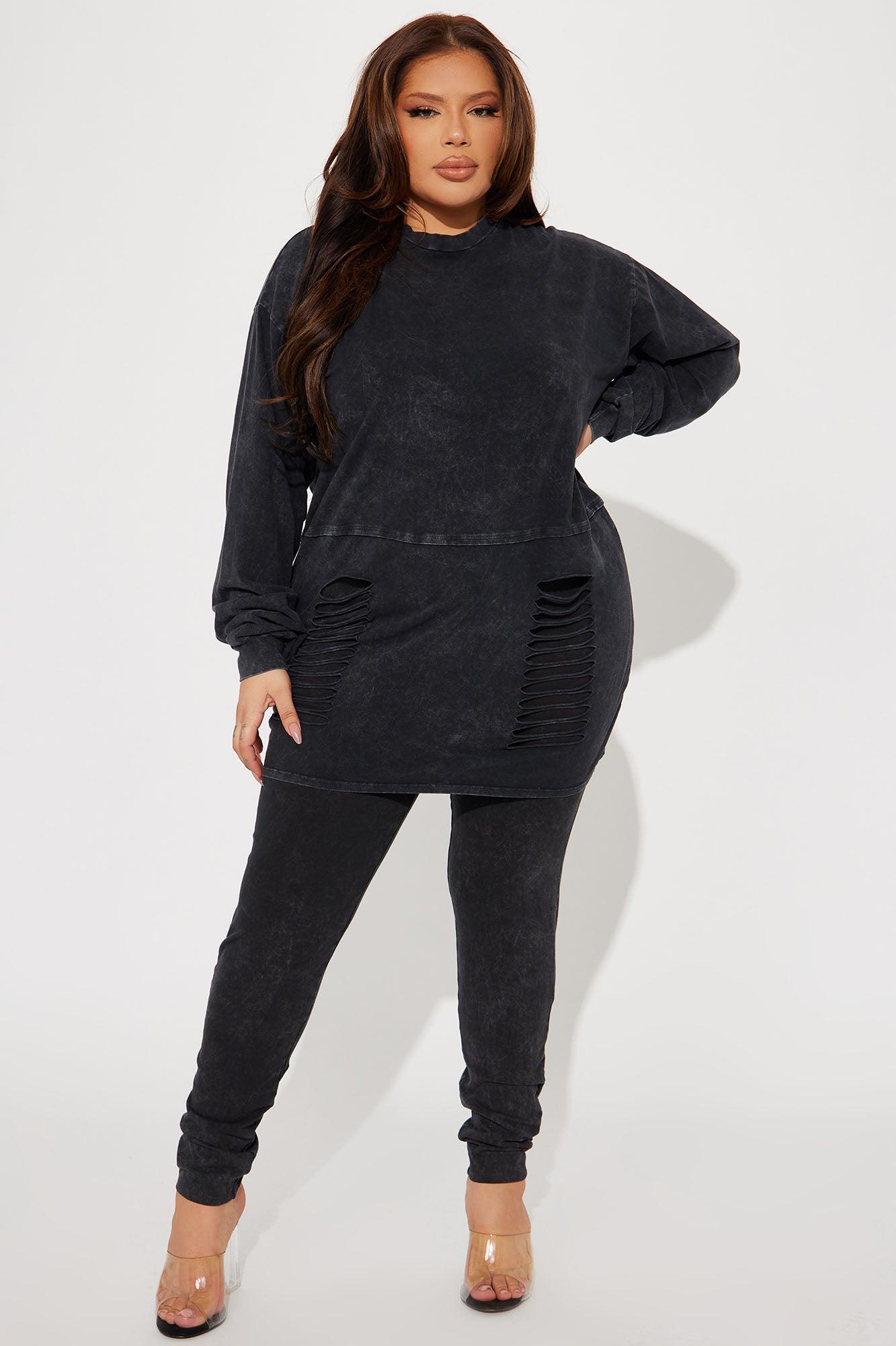 Forget The Rest Legging Set - Black Product Image