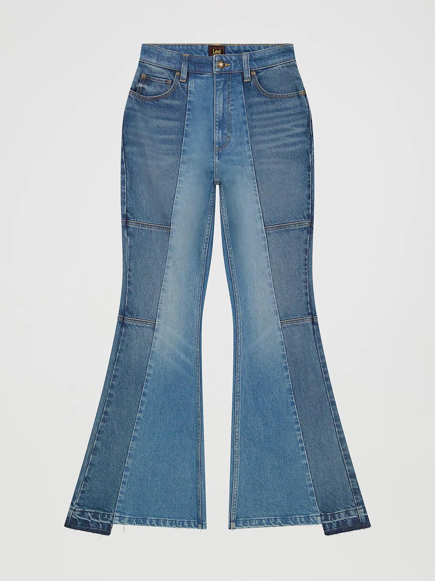 Women's High Rise Pieced Flare Jean | Women's Jeans | Lee® Product Image