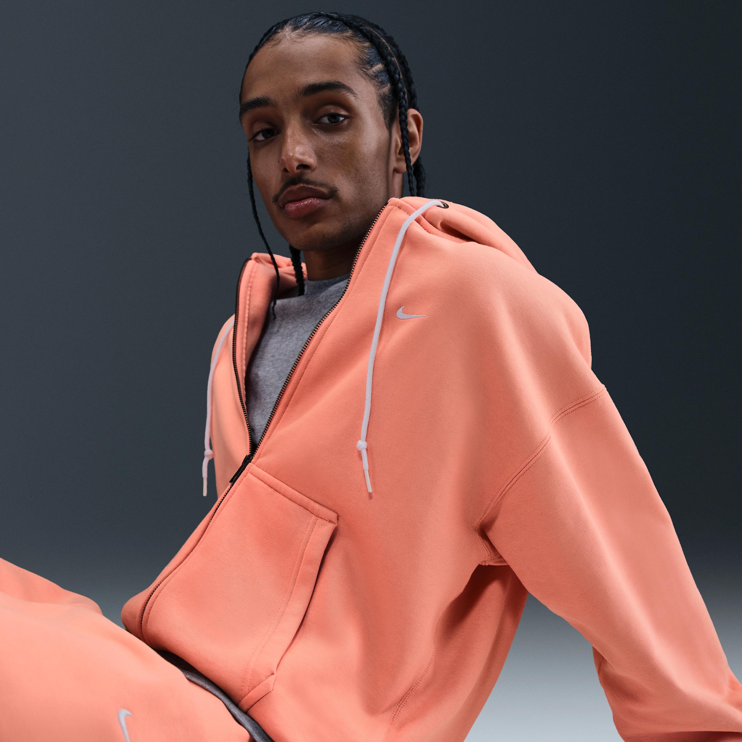 Nike Mens Solo Swoosh Full-Zip Hoodie | DR0403-844 Product Image