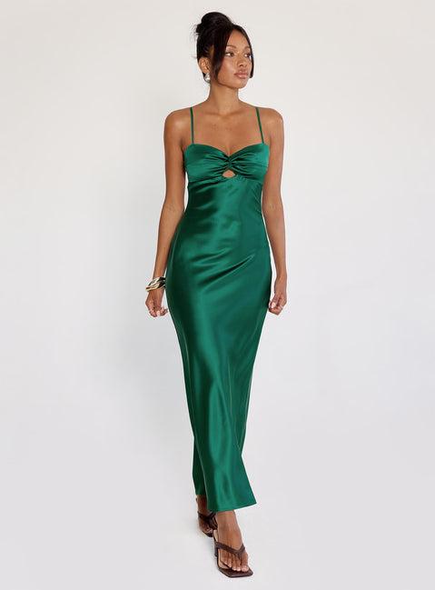 Blackthorn Maxi Dress Green Product Image